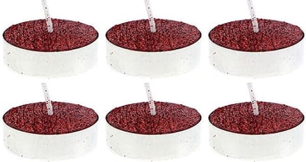 Unfocuüm zilver zilver zilver zilver - set van 6 pc's - Plastic - Wit - SILUMEN