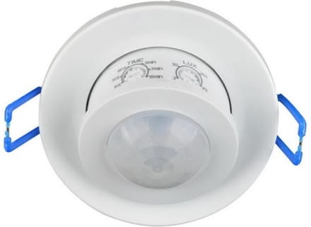 Detec Inbouw Bewegingsmelder - Detectie 6m - Instelbaar - 230V