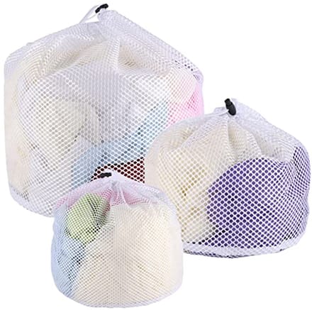 Set van 3 Herbruikbare Wasnetten voor de Wasmachine - Voor Kleding, Pluche Speelgoed en Meer