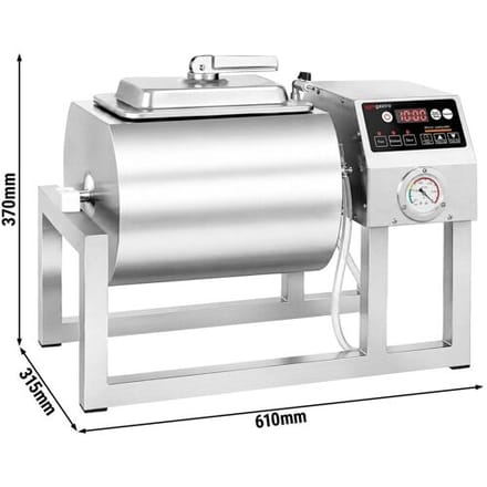GGM Gastro Vakuum-Mariniermaschine - 18 Liter - beidseitiger Drehlauf - Digital - mit Timerfunktion