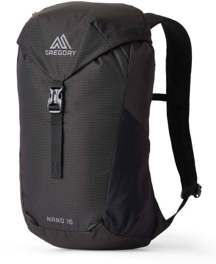 GREGORY vrijetijdsrugzak rugzak Nano 16 Backpack Optic Black zwart