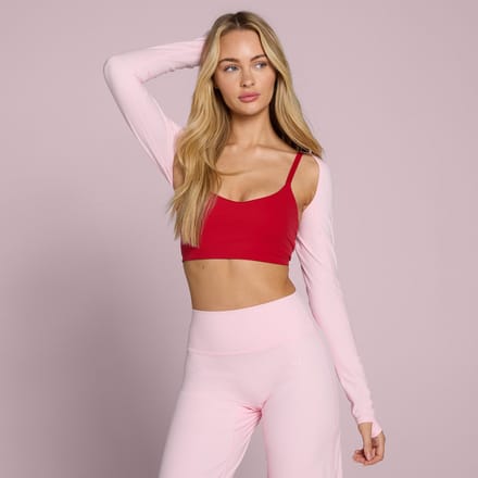 MP Dames Tempo Shrug - Blush - L
