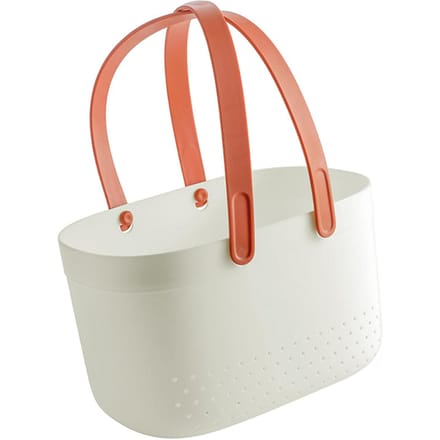 Douche Opbergmand Plastic Grote Capaciteit Bad Opbergmand Container Organizer voor Thuis Slaapzaal white