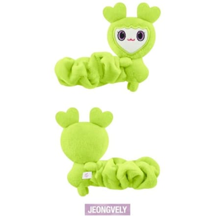 TWICE LOVELY Scrunchie - DIT IS VOOR Jeongvely yellow