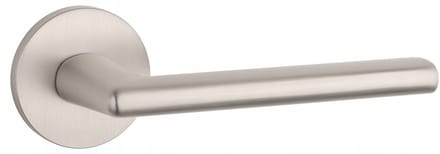 Kalmia Slanke Deurkruk Nikkel - Ronde Rozet - 7mm Dik
