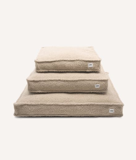 Cama Hond Borreguito Beige, Cuadra