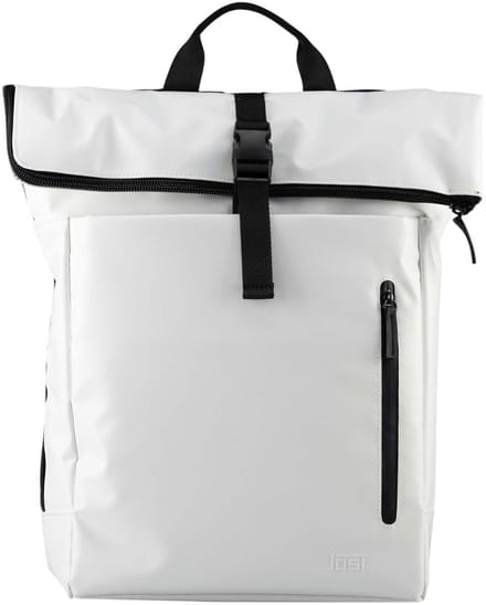JOST Rugzak met laptopvak Tolja Backpack Courier Cream White Wit