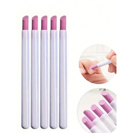 Manicure Kwarts & Keramiek Carving Polijst Pen Set, 45 Graden Dode Huid & Nagelriem Verwijderaar Nagel Nagelriem Verwijderaar