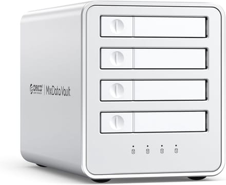 Aluminium RAID Hard Drive Enclosure 4-Bay 2.5 SATA SSD/HDD Docking Station met Ventilator