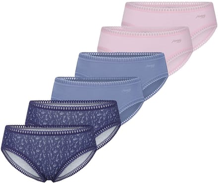 sloggi Dames hipster slip 6 pack GO Crush