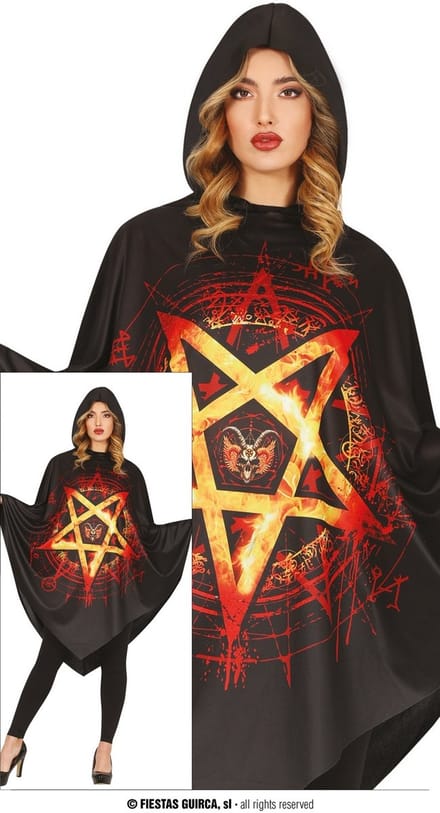 Fiestas Guirca - Diabolic poncho - Carnavalskleding - Carnaval - carnavalskleding 2027 - Carnaval kostuum