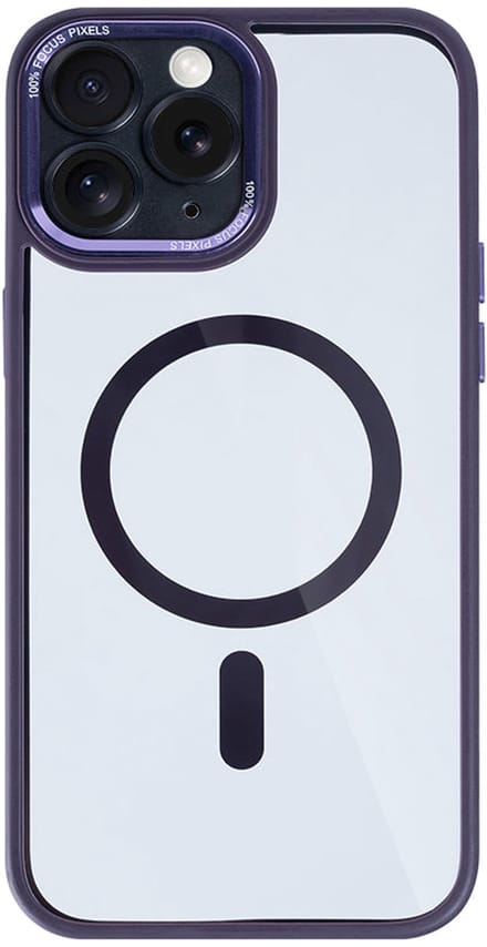 Rixus Classic 04 Case With MagSafe For iPhone 11 Pro Purple