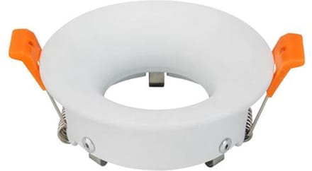 Spot Armatuur GU10 - GU10 Inbouwspot - Rond - Wit - Aluminium - Ø85mm