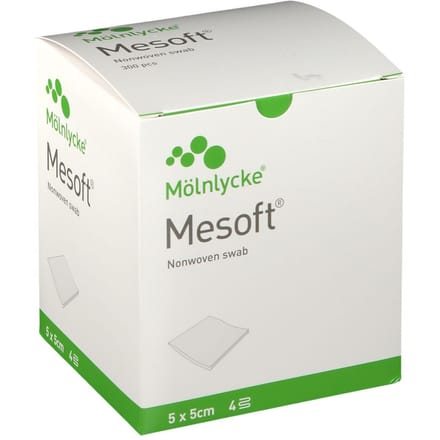 Mesoft® 4-Lagig 5 x cm 156000 300 Compressen