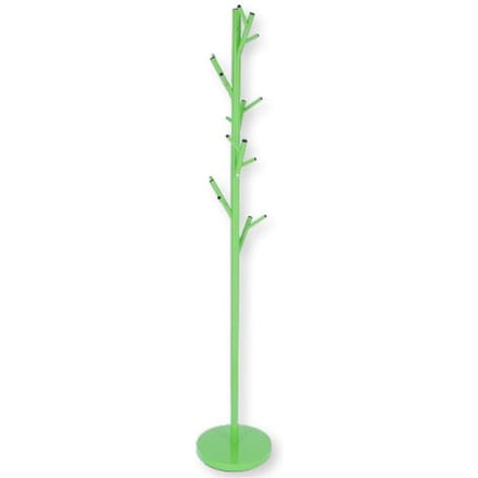 Staande kapstok Tree - stalen - 18 haken - groen