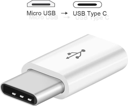 OTG Adapter Micro USB naar USB C | Verloop stuk Micro USB naar USB C | OTG Adapter USB-C OTG Micro USB | OTG USB | OTG Kabel USB C | OTG Adapter | Verloop Adapter MICRO USB-adapter naar USB-C | Opzetstuk
