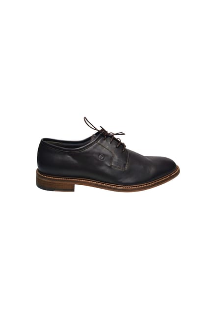 pb10392C9cvit301 Pollini Man Bruin leer