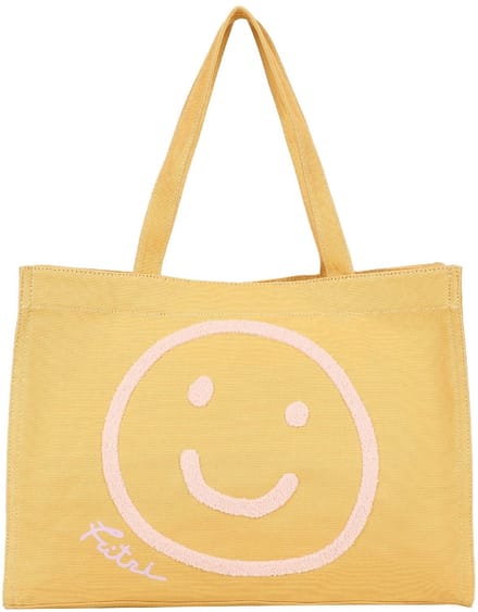 Fritzi aus Preußen shopper schoudertas Easy 01 Limited Smile Canvas Shopper Sunset donkergeel