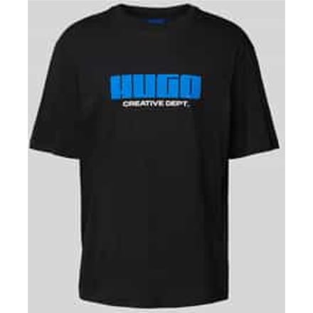 T-shirt met labelprint, model 'Newromi'