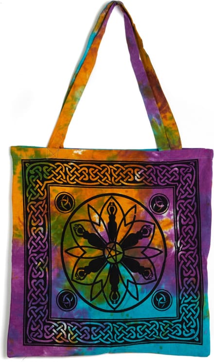 Tote Bag Katoen – Lotus met Dansers (45 cm)