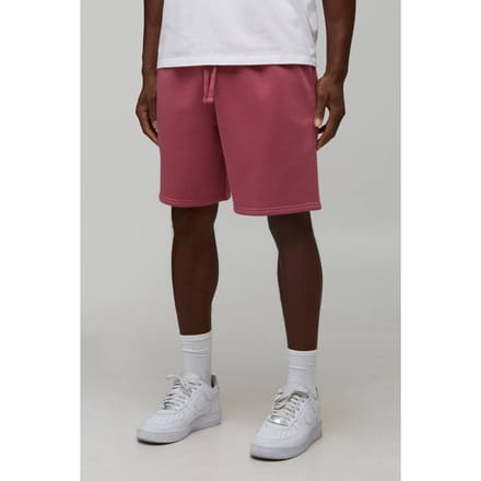 Essential Relaxed Fit Jersey Short | Rose | Size XS