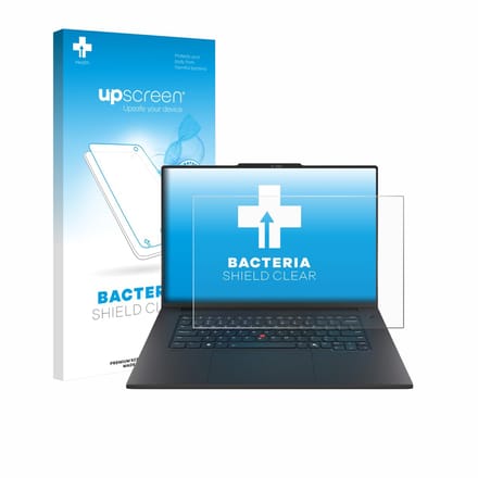 upscreen - Screenprotector voor Lenovo ThinkPad P1 Gen 8 16" - Folie Beschermfolie transparant antibacterieel