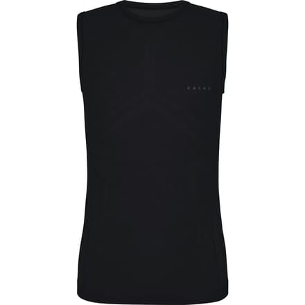 FALKE Wool-Tech Light warme en koude temperatur wol functioneel materiaal Top van onderlaag heren zwart - maat S