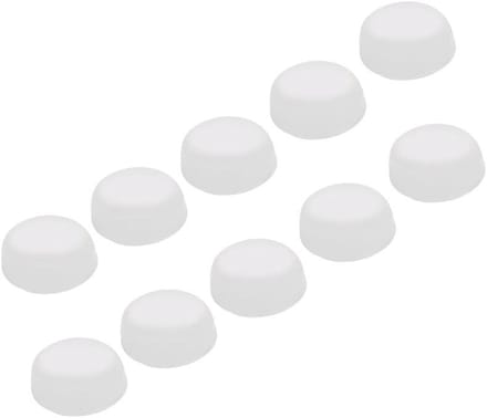 Fluit Pluggen - Dopjes Open Gat - Beginners Oefenen - Zacht Siliconen Materiaal - 7x3mm Set - Wit