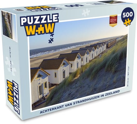 Puzzel Strand - Huis - Duin - Legpuzzel - Puzzel 500 stukjes