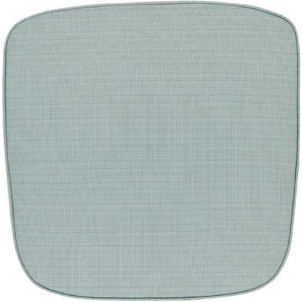 Unique Living - Wickerstoelkussen Bliss outdoor Aqua Blue -46x47x4cm