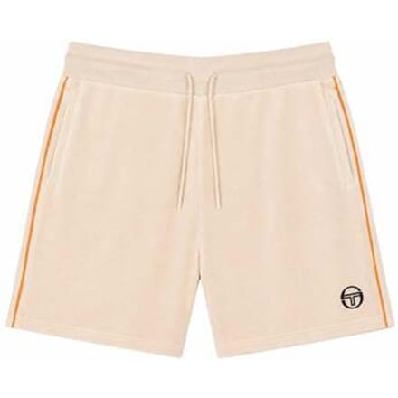 Korte Broek Sergio Tacchini Tasso Velour Shorts Sandshell/Orange Pepper
