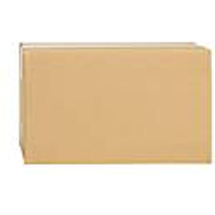 Golfkartonnen vouwdozen, enkele golf, 270 x 140 x 170 mm, bruin