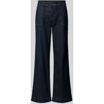 Wide leg jeans met steekzakken