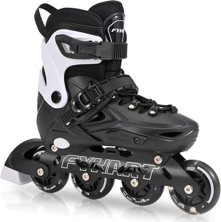 Verstelbare Inline Skates voor Kinderen en Volwassenen - Zwart
