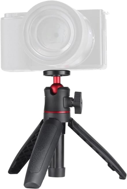 Famanu – Compact reisstatief met 1/4 inch schroef, mini statief voor camera en smartphone