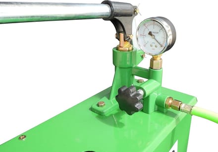 Vulpomp met reservoir - Testpomp - Leidingen testen - Maximale 40 bar druk - 363 kg - Groen