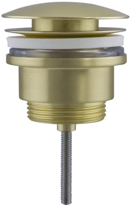 FugaFlow Eccelente Sobrado Badkamer klikwaste afvoerplug geborsteld messing PVD