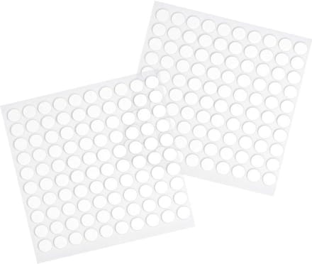 Ultra-hechtende plakpunten - transparante kleefpads - 1 cm diameter - 1 mm dik - 200 stuks .