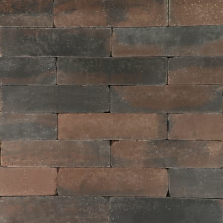Muurblok getrommeld | 60x15x15 cm | Brons