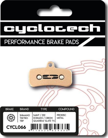 Cyclotech Prodisc Metal Remblokken - TRP Quadiem Slate T4 - gesinterd