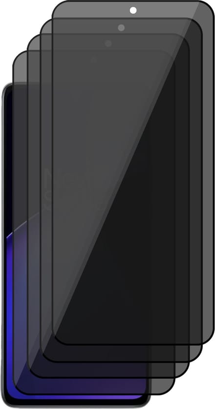 Privacy Screenprotector geschikt voor OnePlus Nord CE 4 Lite - 4x Volledig Dekkend Glas Screen Protector