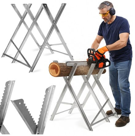 Becke - Metalen Zaagbok - 120 kg - Regelbaar - Opvouwbaar