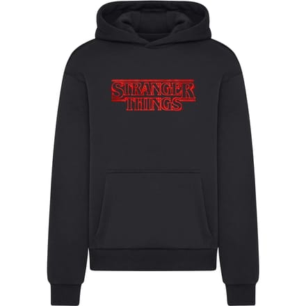 Hoodie Merchcode Stranger Things Neon Sign Fluffy