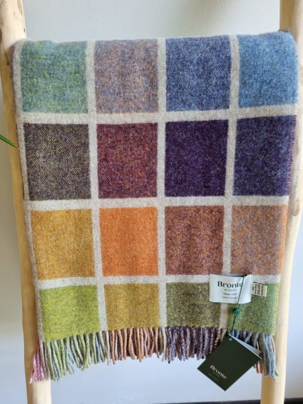Wollen Plaid - MULTI BLOCK Multi (Merino) 140x185cm - Bronte x Plaids.shop