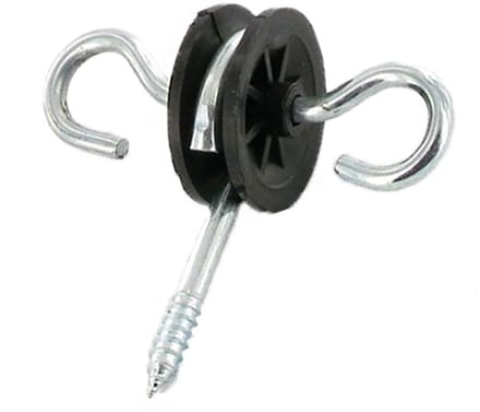 Dailygoody - Wilgenhek isolator - Deurgreep isolator - Zwart