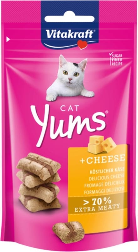 Vitakraft Cat Yums Kaas - Kattensnack - 6 x 40 g