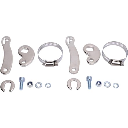 2 Jeux Kit Bras de Torsion de Vélo M14 Acier Fixation Sécurisée Sécurité Améliorée Kit de Conversion Bras de Torsion white