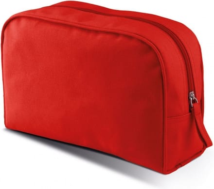 Kimood grote Toilettas - rood - 28x18x9 cm - 5L - make-up etui