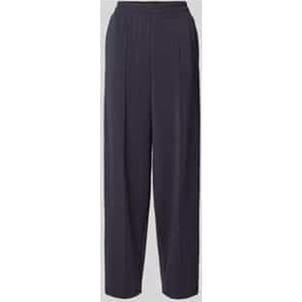 Sweatpants met elastische band en lengtenaden