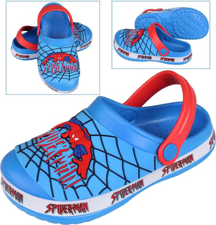 MARVEL Spiderman Blauwe slippers voor Jongens, Lichtgewicht Jongensslippers